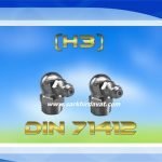 Gresörlük DIN 71412 Paslanmaz Eğri Tip Dişli H90° (H3)
