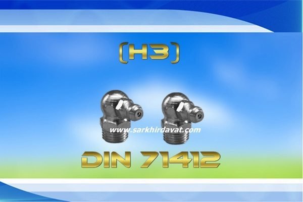 Gresörlük DIN 71412 Paslanmaz Eğri Tip Dişli H90° (H3)